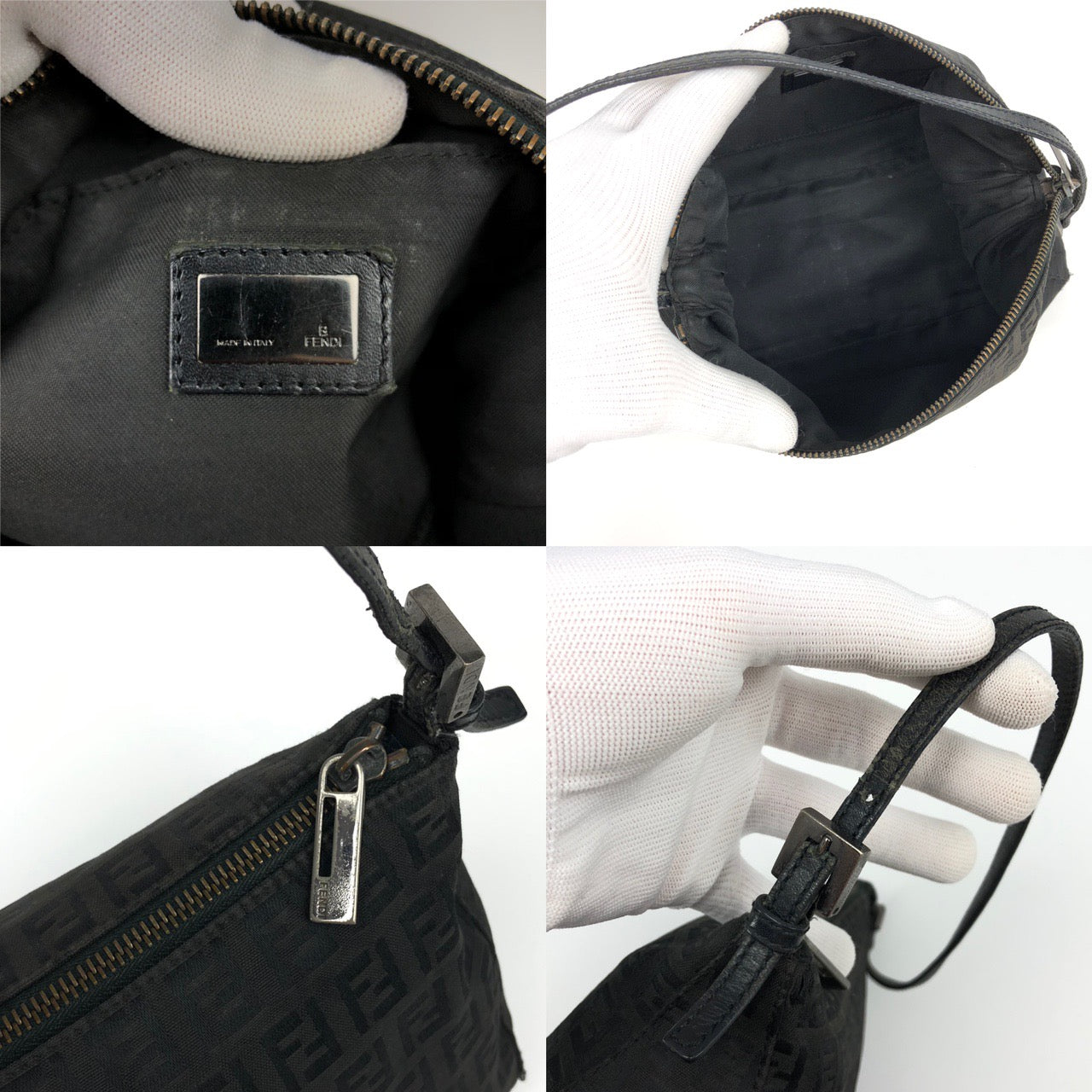 FENDI ZUCCA SHOULDER BAG