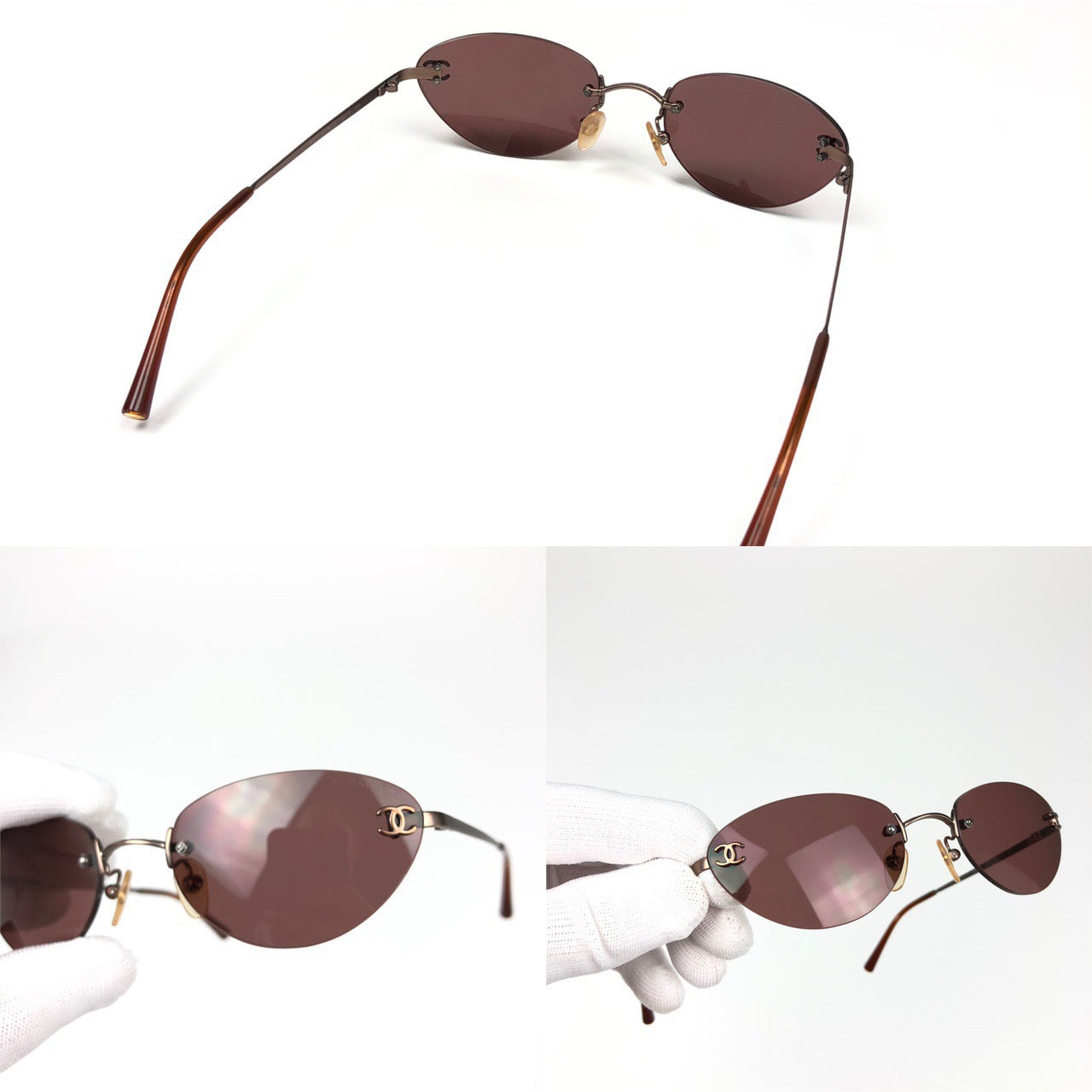 CHANEL RIMLESS SUNGLASSES