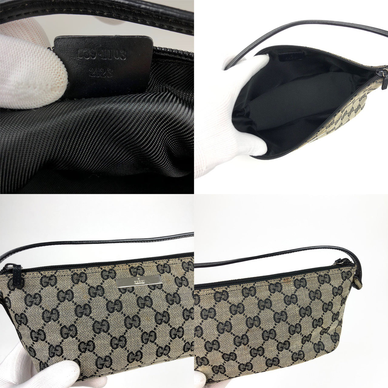 GUCCI MONOGRAM SHOULDER BAG