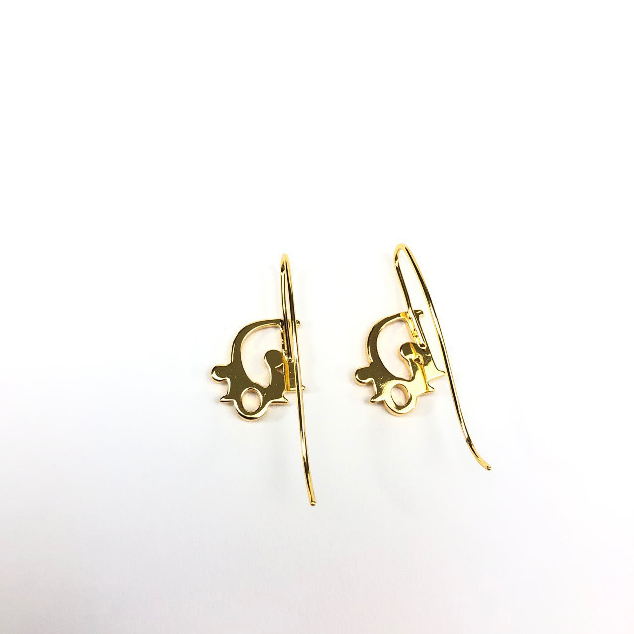 CHRISTIAN DIOR MONOGRAM EARRINGS