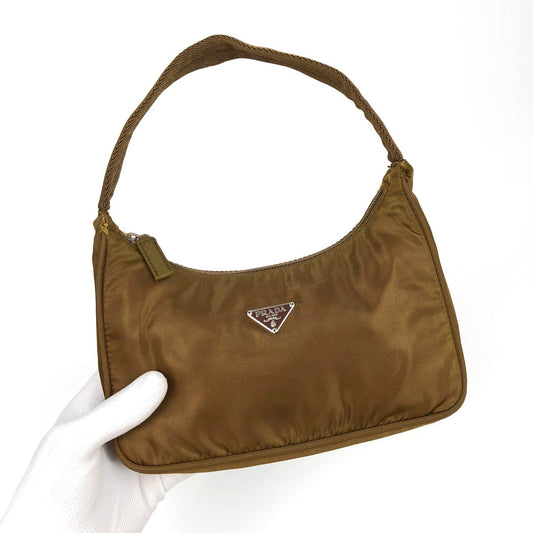 PRADA NYLON MINI HOBO BAG