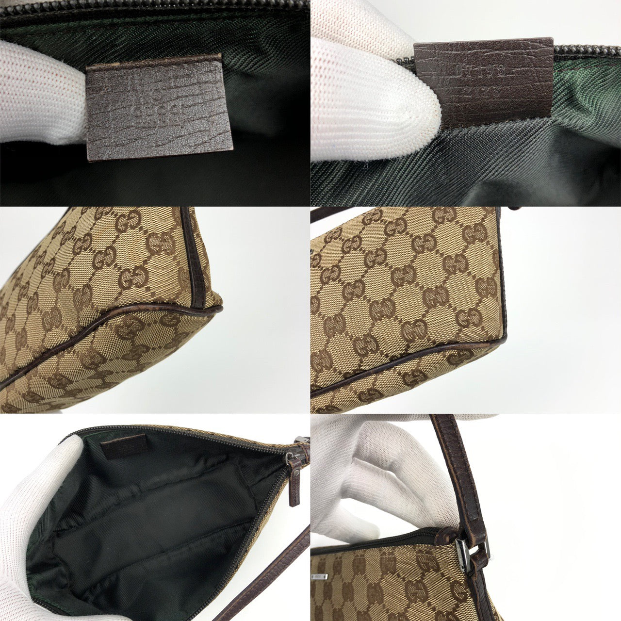 GUCCI MONOGRAM SHOULDER BAG
