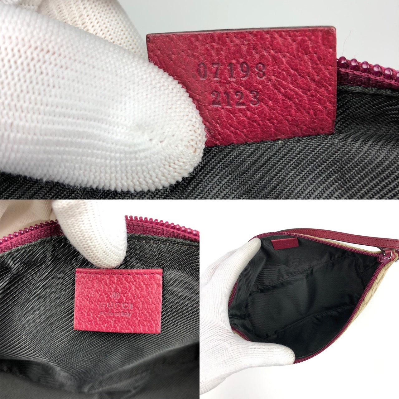 GUCCI MONOGRAM SHOULDER BAG