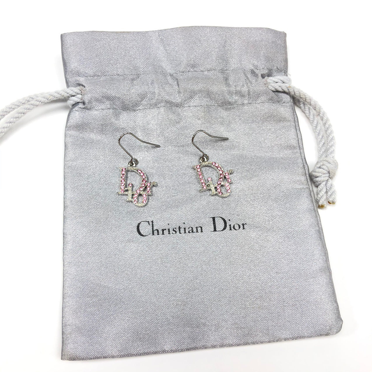 CHRISTIAN DIOR MONOGRAM EARRINGS