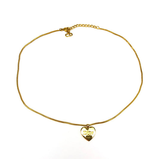 CHRISTIAN DIOR HEART NECKLACE