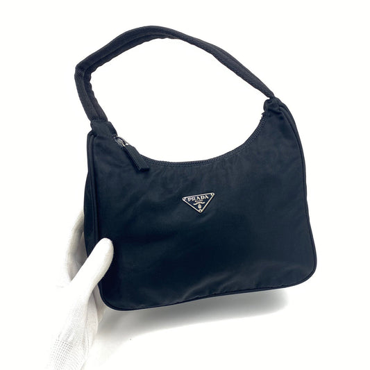 PRADA NYLON MINI HOBO BAG