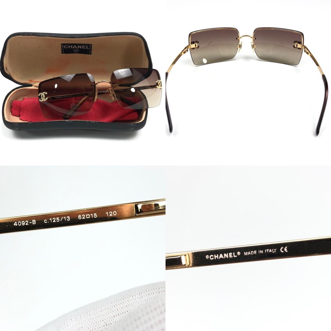 CHANEL RIMLESS SUNGLASSES