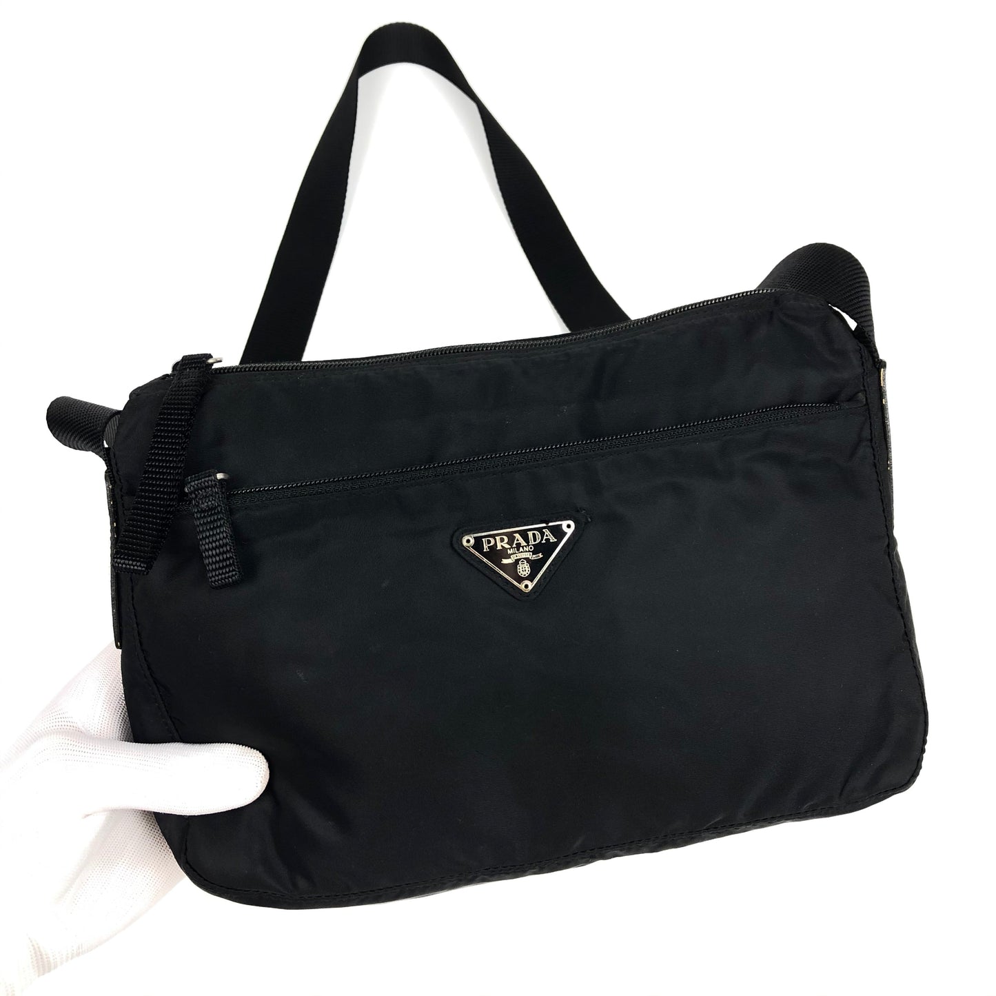 PRADA NYLON CROSSBODY BAG