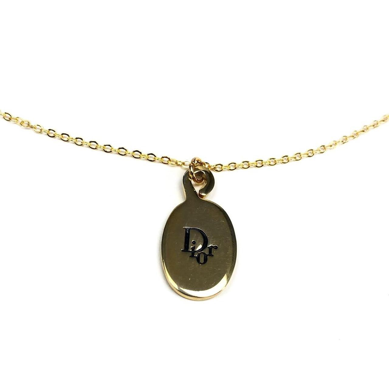 CHRISTIAN DIOR MONOGRAM NECKLACE