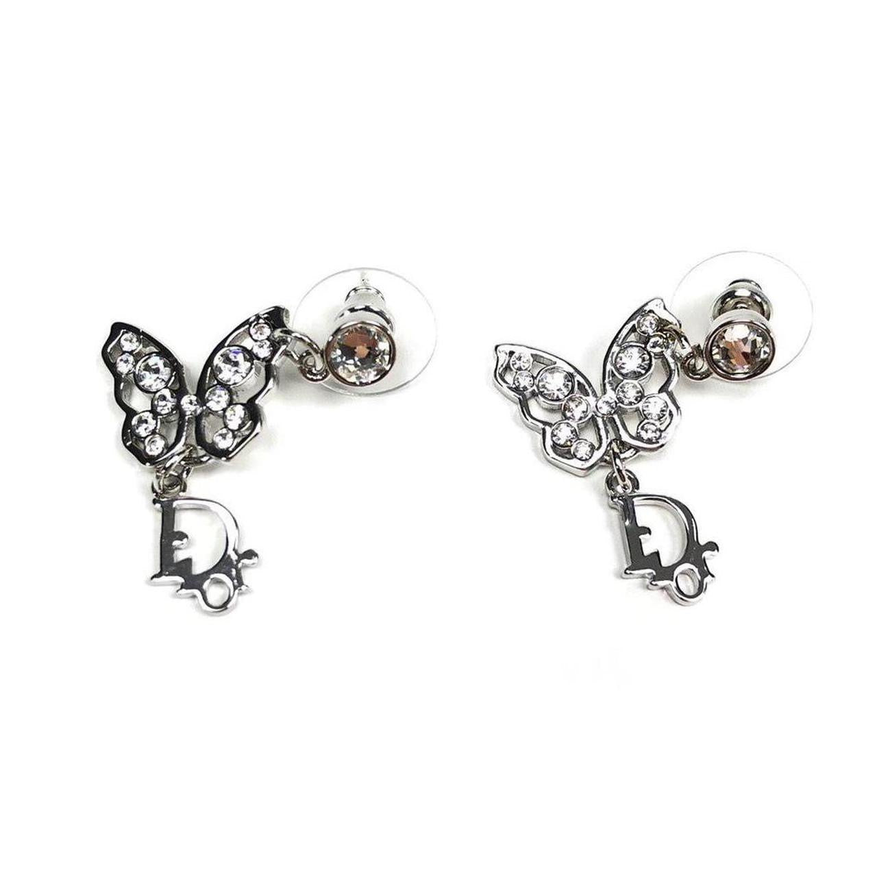CHRISTIAN DIOR MONOGRAM EARRINGS