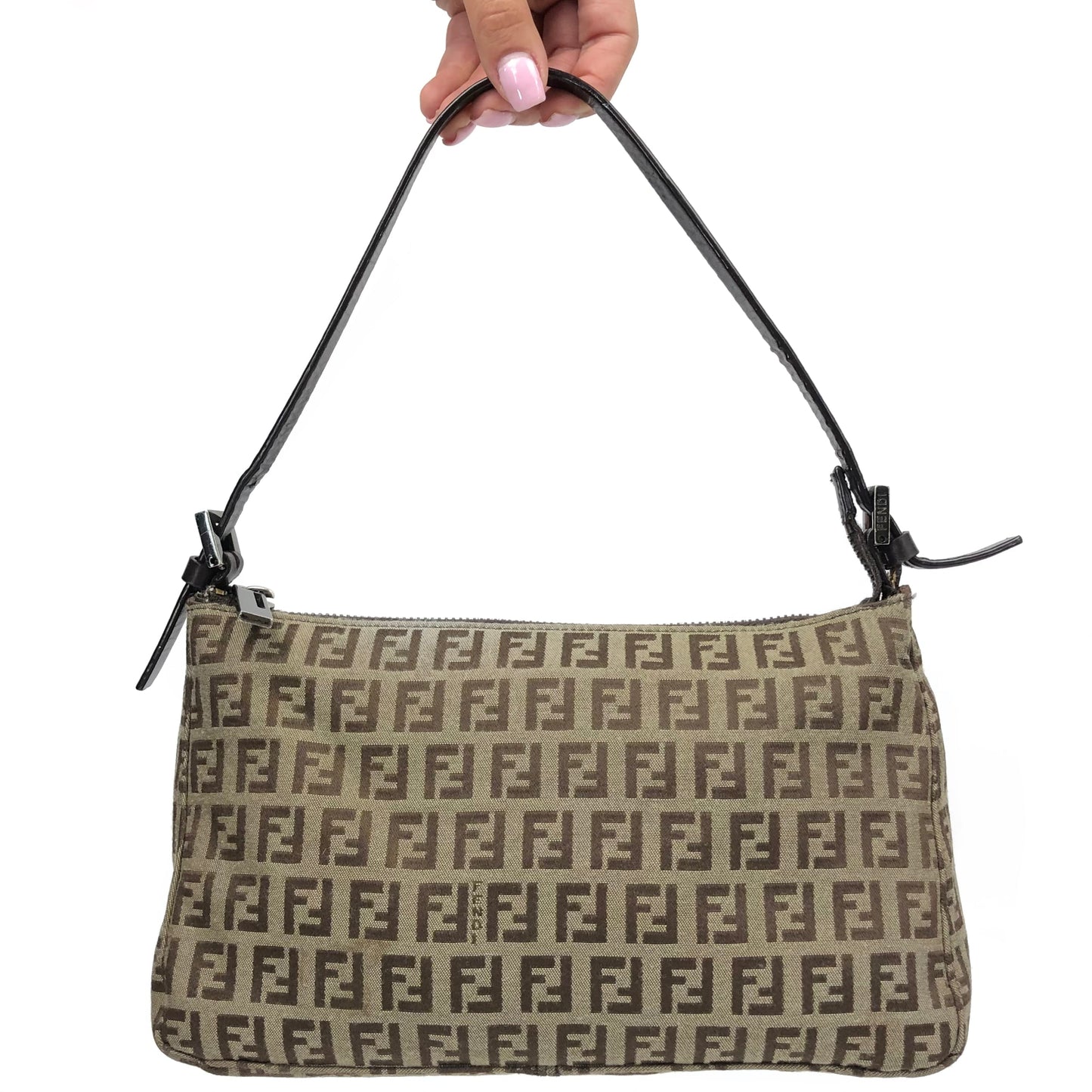 FENDI ZUCCA SHOULDER BAG
