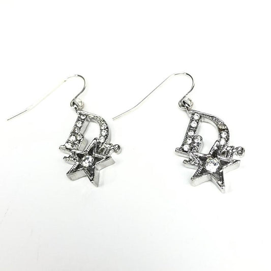 CHRISTIAN DIOR MONOGRAM EARRINGS