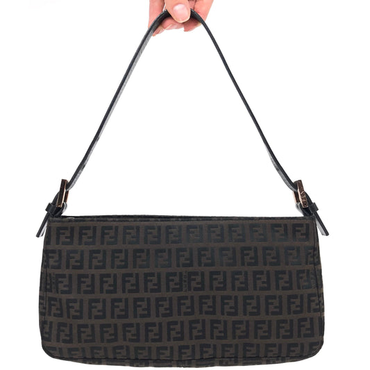 FENDI ZUCCA SHOULDER BAG