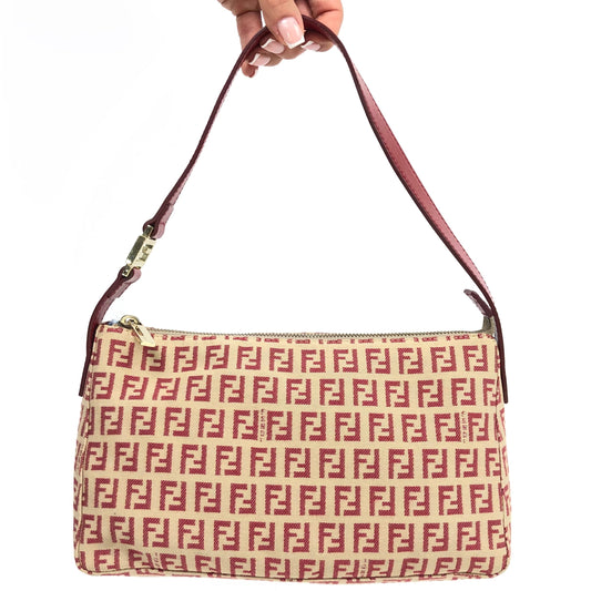 FENDI ZUCCA SHOULDER BAG