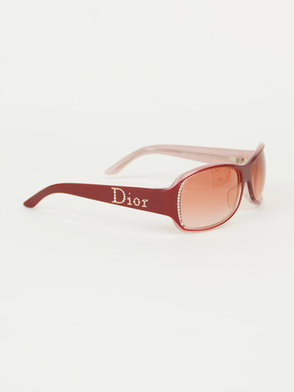 CHRISTIAN DIOR RHINESTONE SUNGLASSES