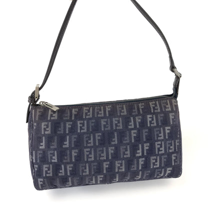 FENDI DENIM ZUCCA SHOULDER BAG