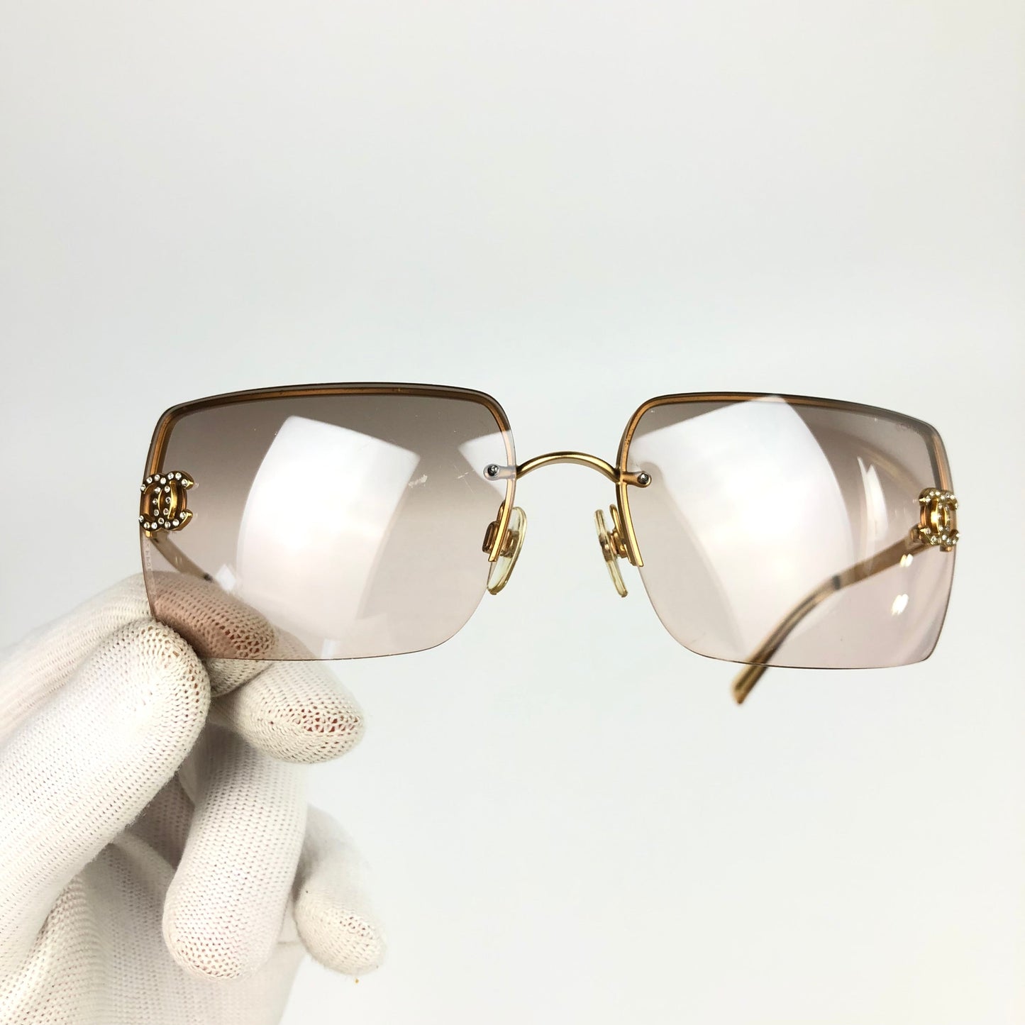 CHANEL RIMLESS SUNGLASSES