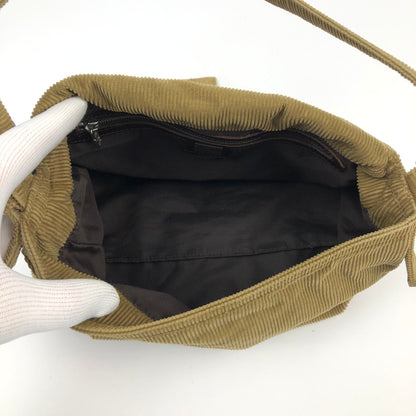 FENDI CORDUROY SHOULDER BAG