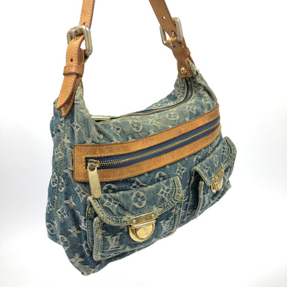 LOUIS VUITTON BAGGY PM DENIM SHOULDER BAG