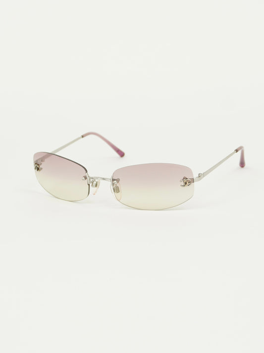 CHANEL RIMLESS SUNGLASSES