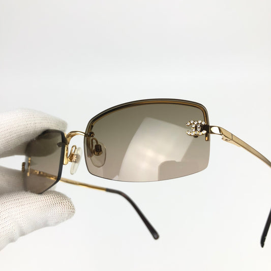 CHANEL RIMLESS SUNGLASSES