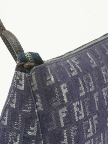FENDI DENIM ZUCCA SHOULDER BAG