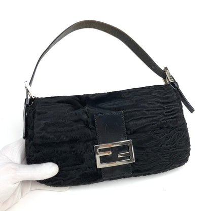 FENDI PERSIAN LAMB FUR BAGUETTE