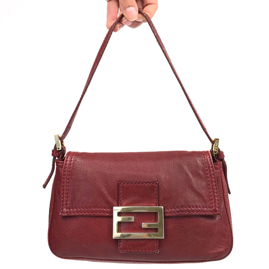 FENDI LEATHER BAGUETTE BAG