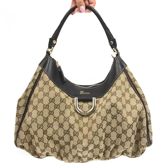 GUCCI MONOGRAM ABBEY BAG