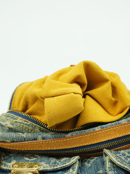 LOUIS VUITTON BAGGY PM DENIM SHOULDER BAG