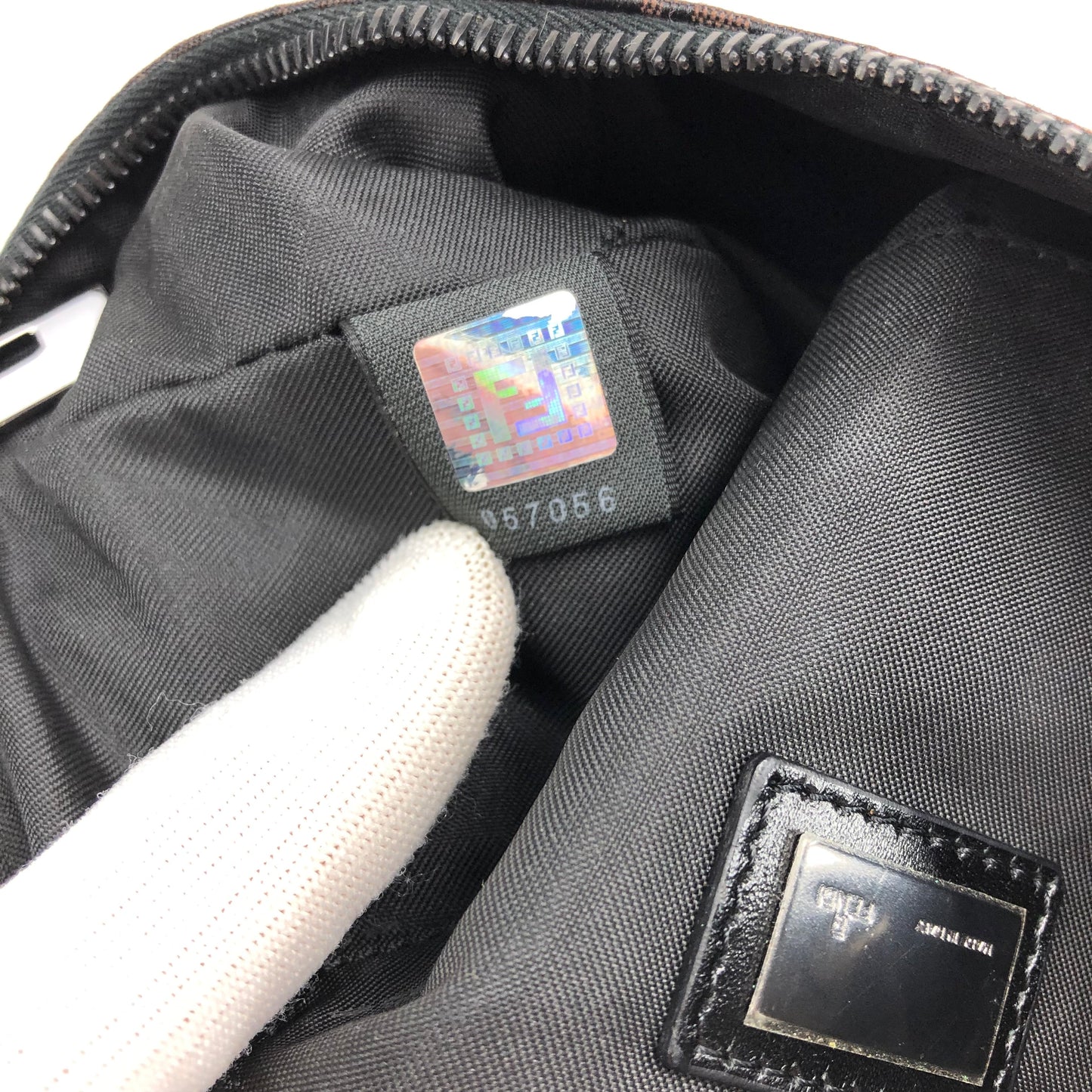 FENDI ZUCCA SHOULDER BAG