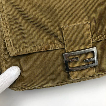 FENDI CORDUROY SHOULDER BAG