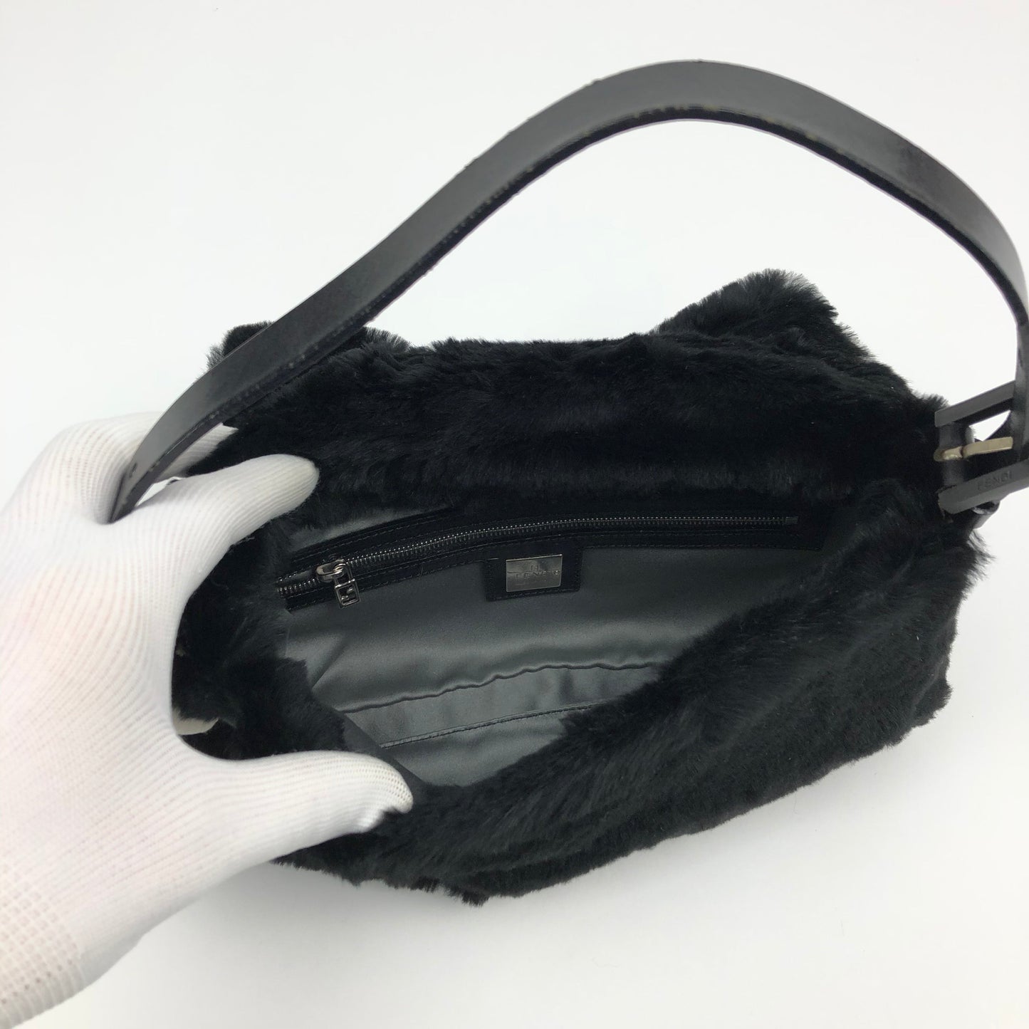 FENDI MINK FUR BAGUETTE BAG