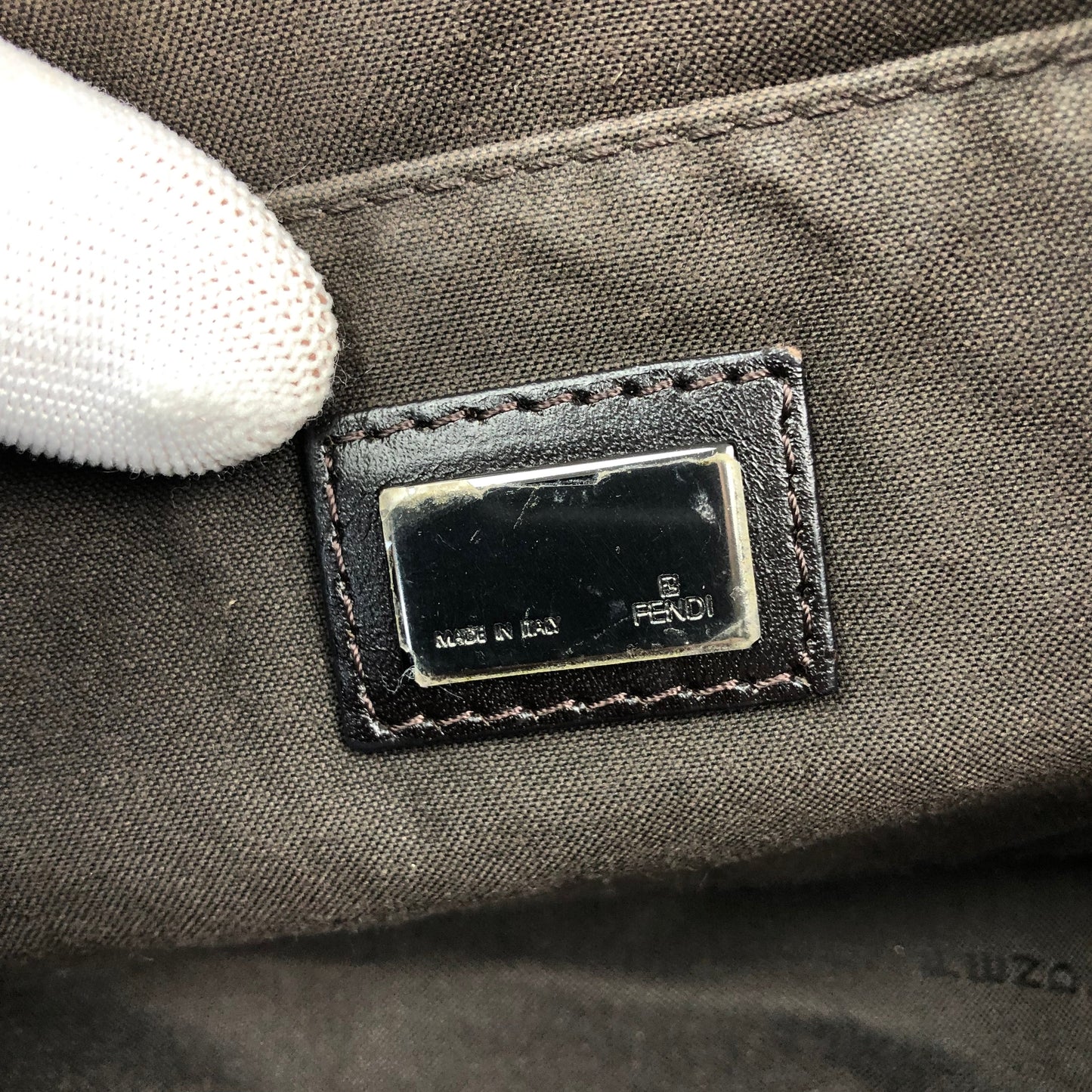 FENDI ZUCCA SHOULDER BAG