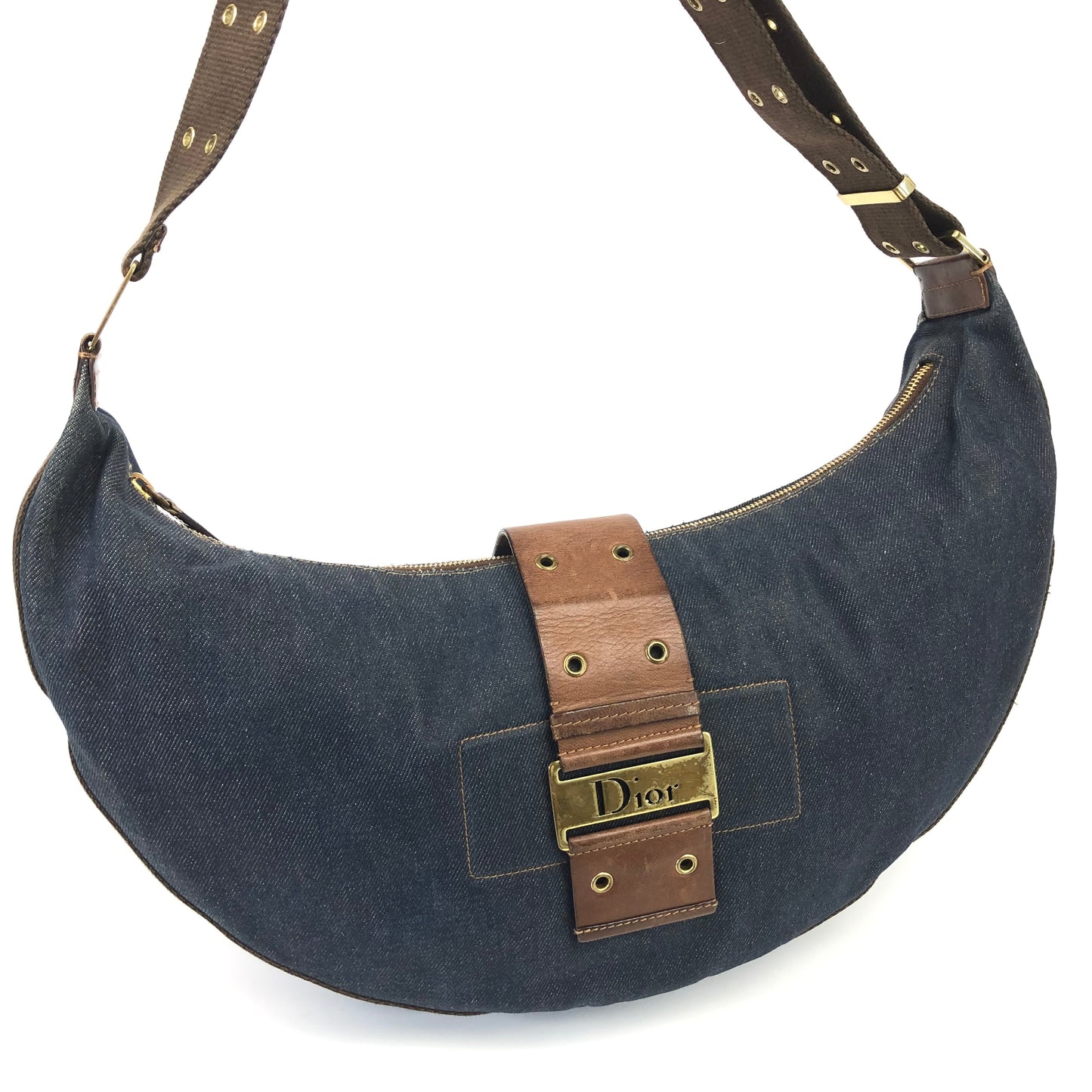 CHRISTIAN DIOR CRESCENT SHOULDER/CROSSBODY BAG