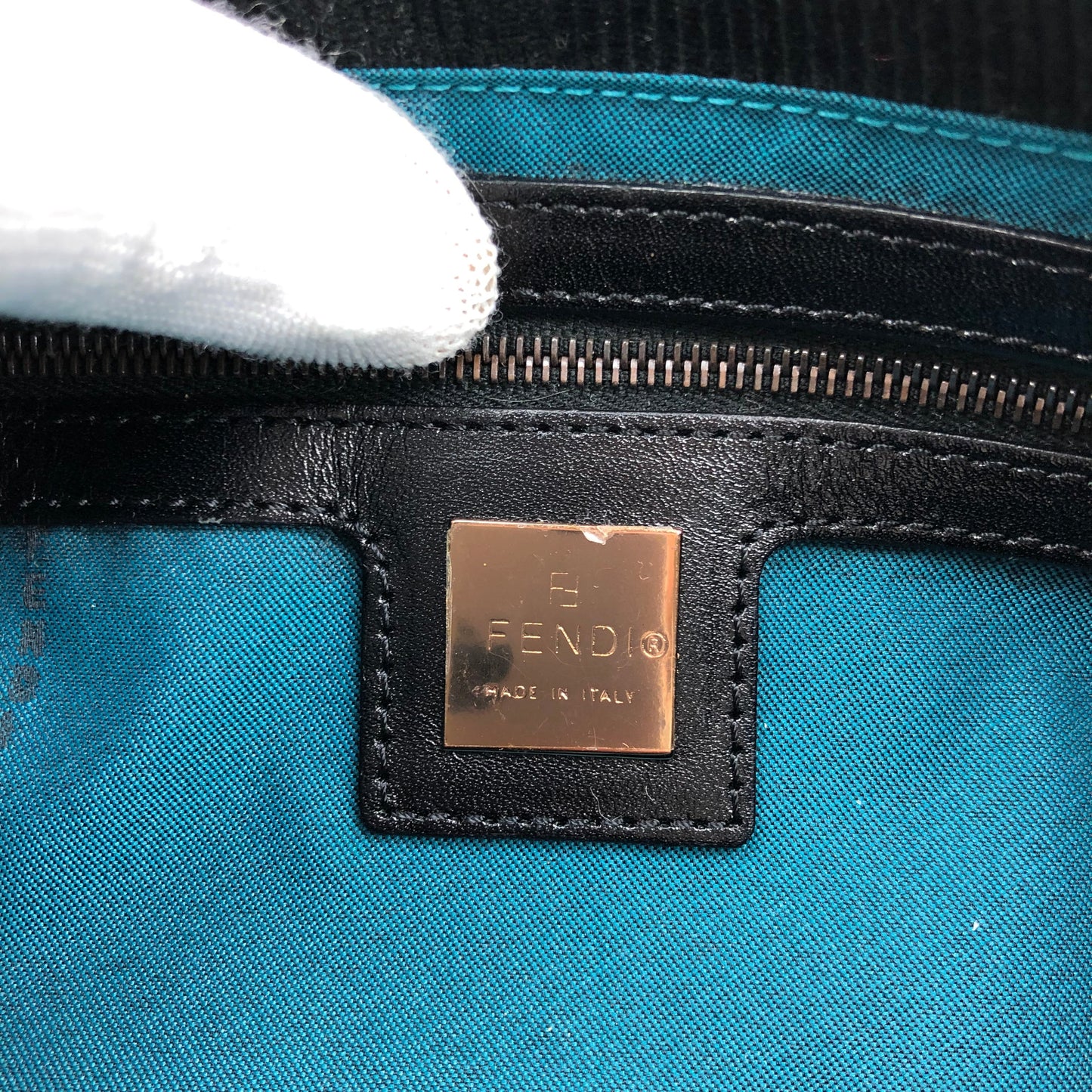 FENDI CORDUROY BAGUETTE BAG