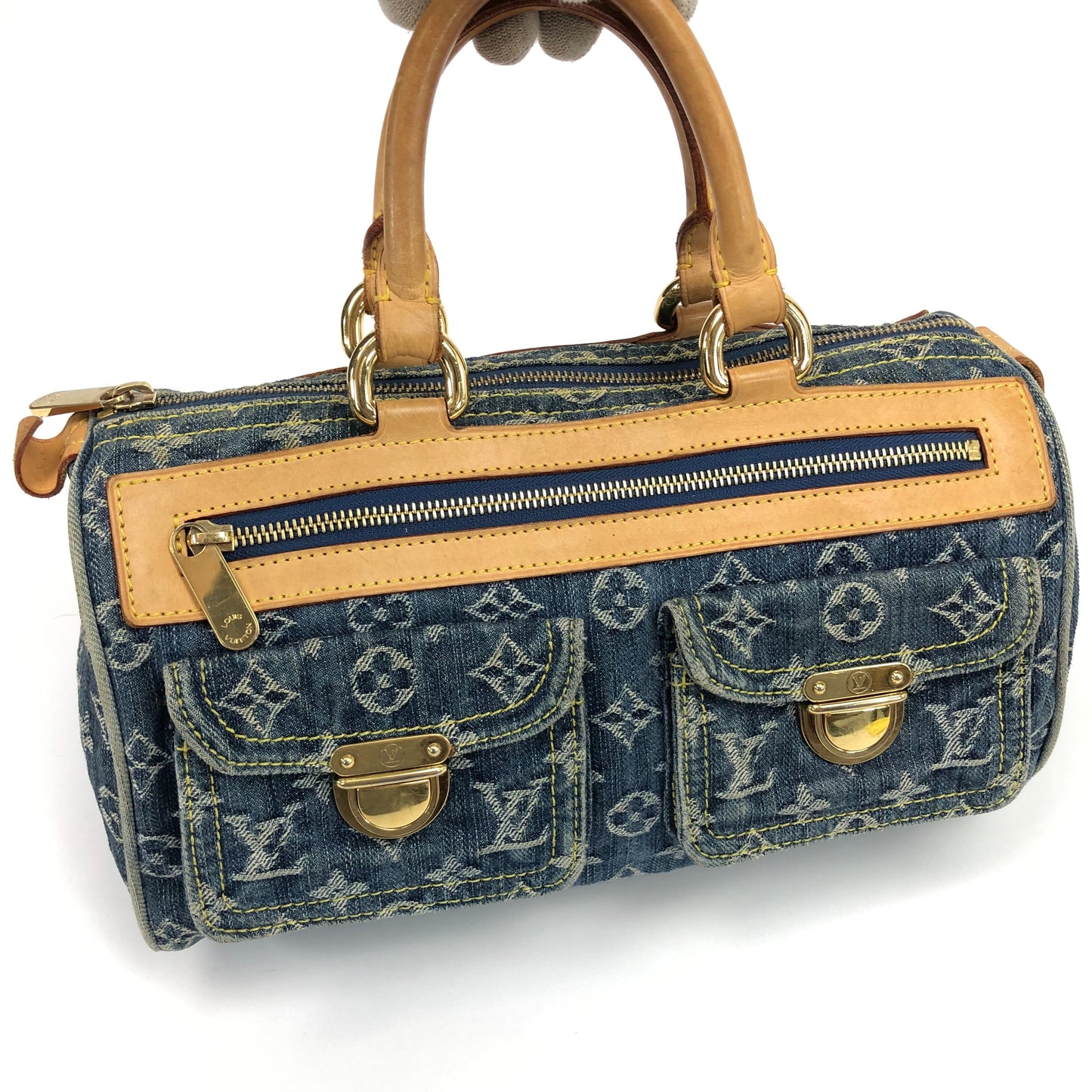 LOUIS VUITTON NEO SPEEDY DENIM BAG