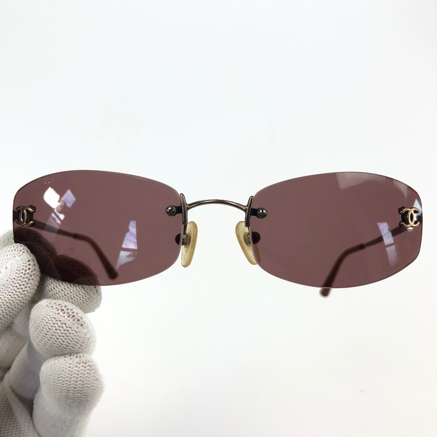 CHANEL RIMLESS SUNGLASSES