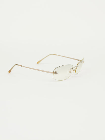 CHANEL RIMLESS SUNGLASSES