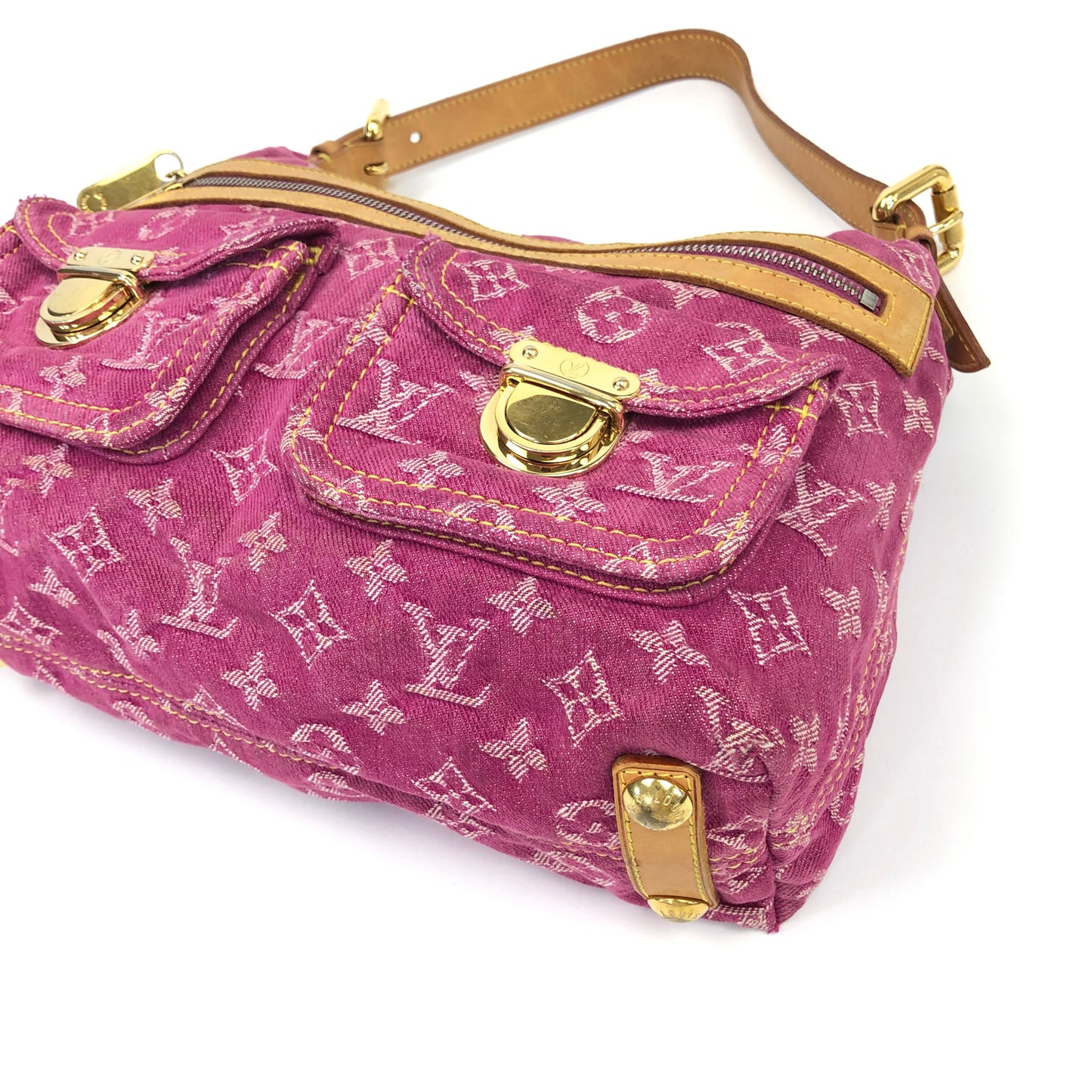 LOUIS VUITTON BAGGY PM DENIM SHOULDER BAG