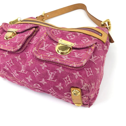 LOUIS VUITTON BAGGY PM DENIM SHOULDER BAG