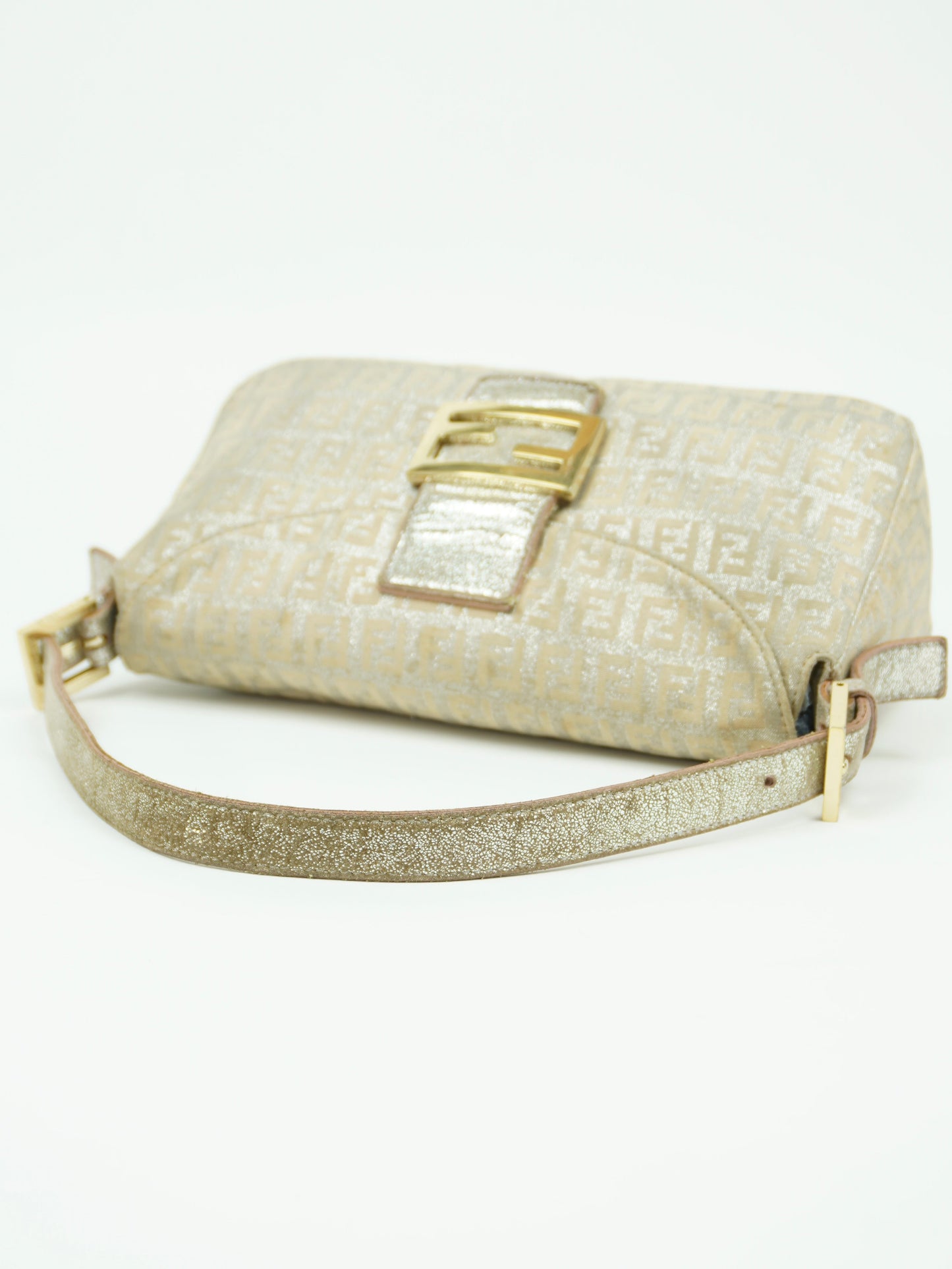 FENDI MONOGRAM SHIMMER BAGUETTE