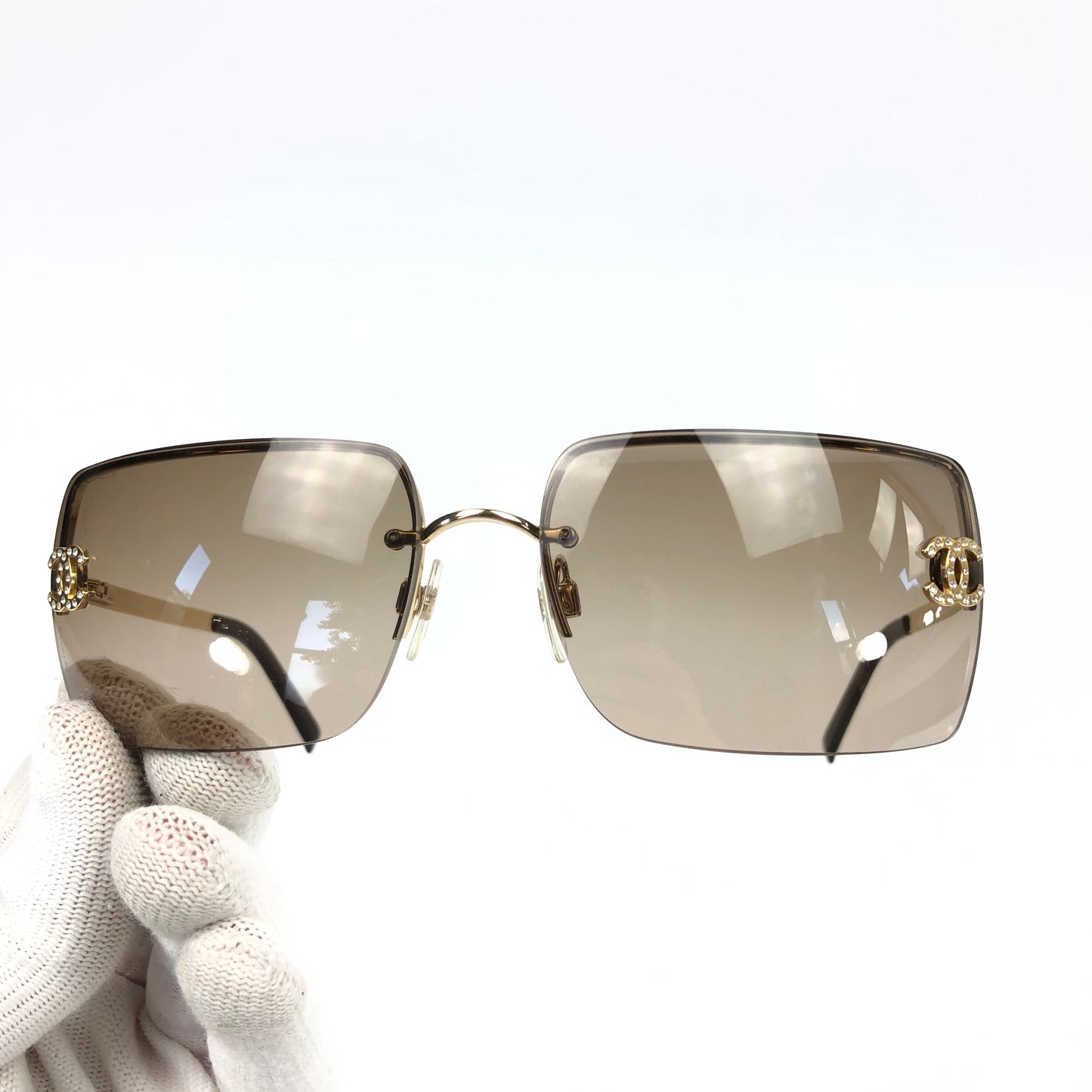 CHANEL RIMLESS SUNGLASSES