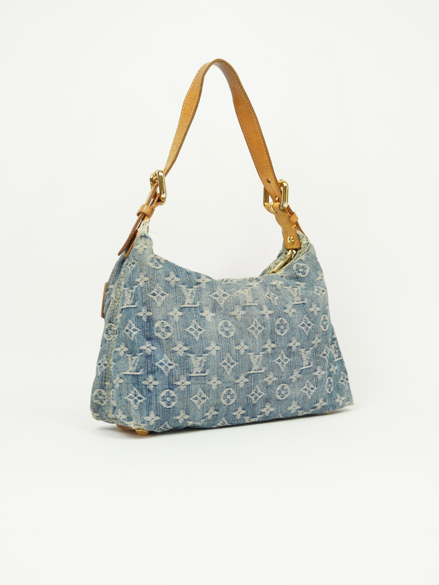 LOUIS VUITTON BAGGY PM DENIM SHOULDER BAG