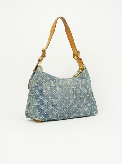 LOUIS VUITTON BAGGY PM DENIM SHOULDER BAG