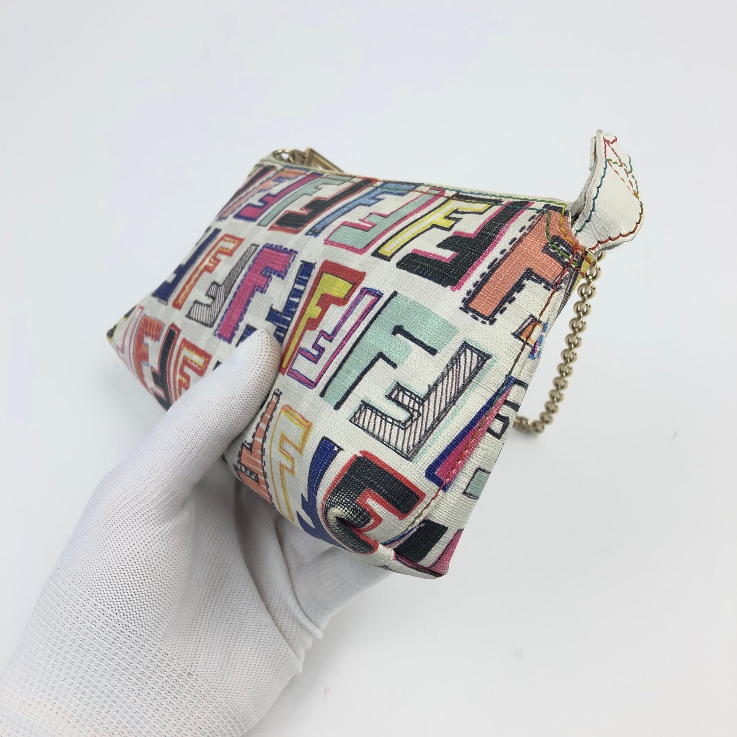 FENDI ZUCCA CHAIN BAG