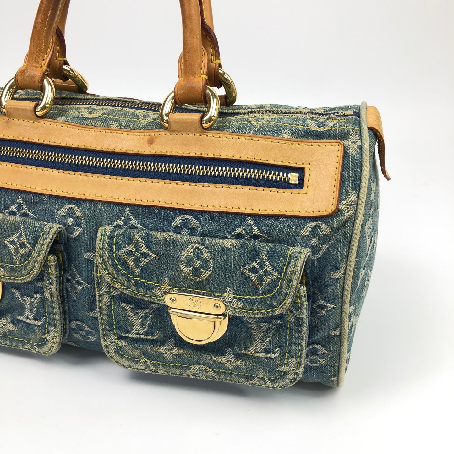 LOUIS VUITTON NEO SPEEDY DENIM BAG
