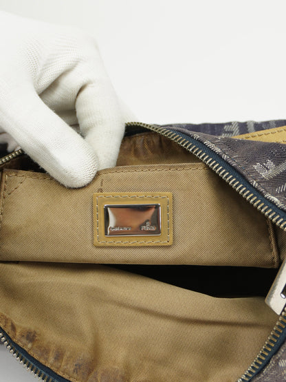 FENDI DENIM ZUCCA SHOULDER BAG