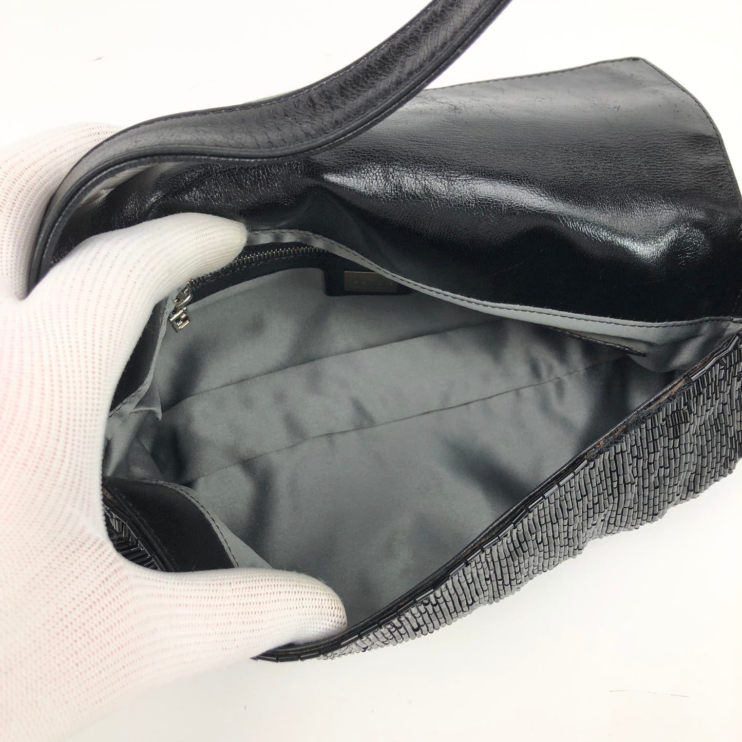 FENDI BEADED BAGUETTE BAG