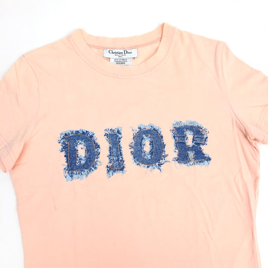 CHRISTIAN DIOR DENIM PRINT T-SHIRT
